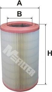 Mfilter A 8046 - Повітряний фільтр autocars.com.ua