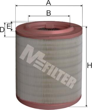 Mfilter A 8063 - Воздушный фильтр autodnr.net