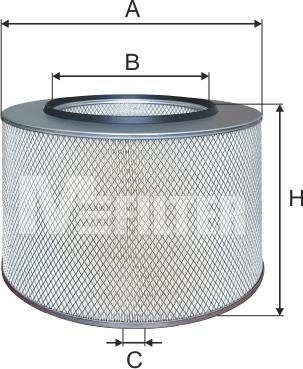 Mfilter A 808 - Воздушный фильтр autodnr.net