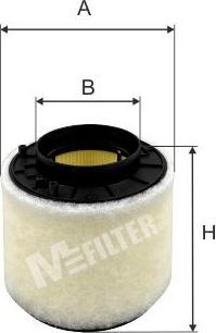 Mfilter A 8104 - Повітряний фільтр autocars.com.ua