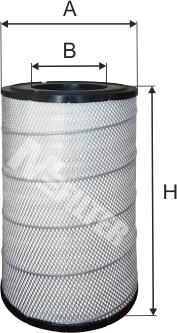 Mfilter A 840 - Повітряний фільтр autocars.com.ua