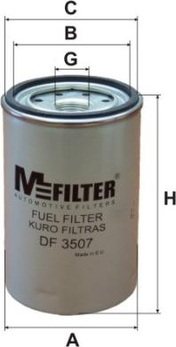 Mfilter DF 3507 - Топливный фильтр autodnr.net