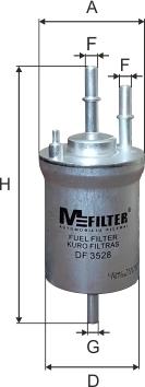 Mfilter DF3528 - Топливный фильтр autodnr.net