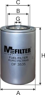 Mfilter DF 3535 - Топливный фильтр autodnr.net