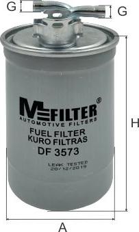 Mfilter DF 3573 - Топливный фильтр avtokuzovplus.com.ua