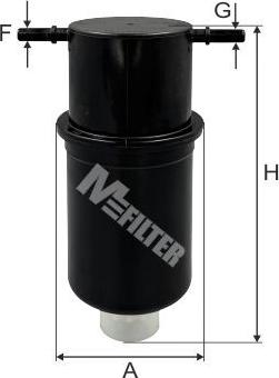 Mfilter DF 3590 - Фільтр паливний autocars.com.ua