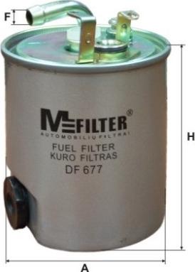 Mfilter DF 677 - Топливный фильтр autodnr.net