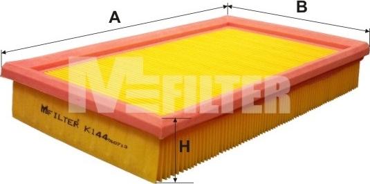 Mfilter K 144 - Воздушный фильтр autodnr.net