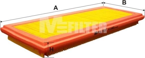 Mfilter K 160 - Повітряний фільтр autocars.com.ua