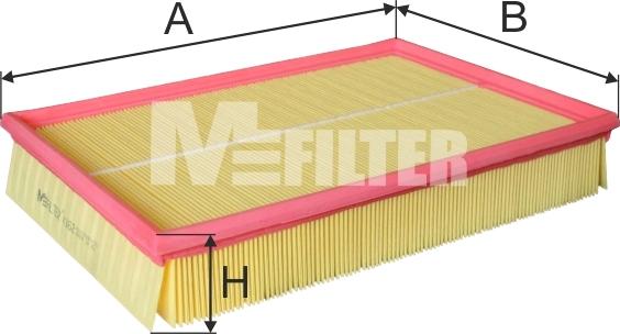 Mfilter K 162 - Повітряний фільтр autocars.com.ua