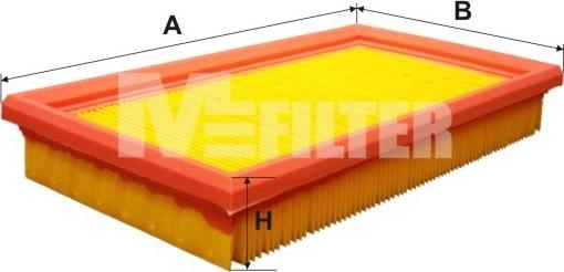 Mfilter K 190 - Воздушный фильтр autodnr.net