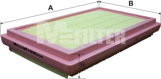 Mfilter K 230 - Воздушный фильтр autodnr.net