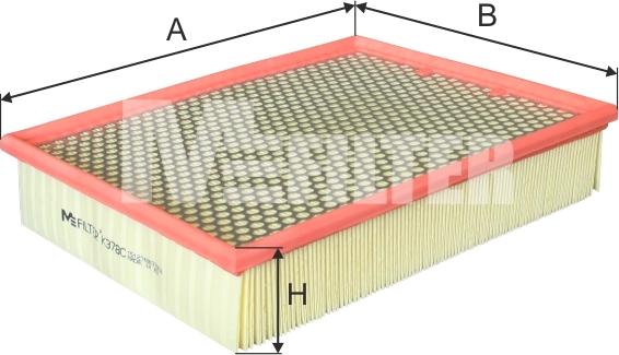 Mfilter K378C - Воздушный фильтр avtokuzovplus.com.ua