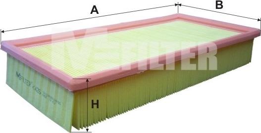 Mfilter K 426 - Воздушный фильтр avtokuzovplus.com.ua