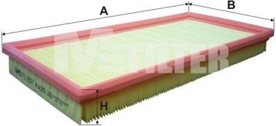 Mfilter K 428 - Воздушный фильтр avtokuzovplus.com.ua