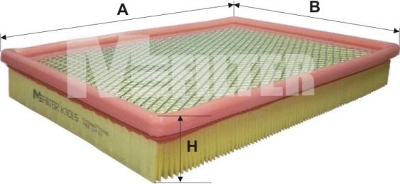 Mfilter K 7015 - Повітряний фільтр autocars.com.ua