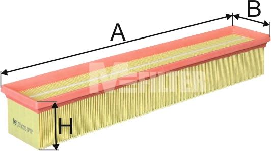 Mfilter K 7022 - Воздушный фильтр avtokuzovplus.com.ua