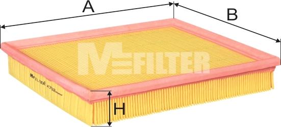 Mfilter K 702 - Повітряний фільтр autocars.com.ua