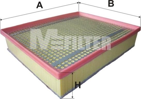 Mfilter K 7033 - Повітряний фільтр autocars.com.ua