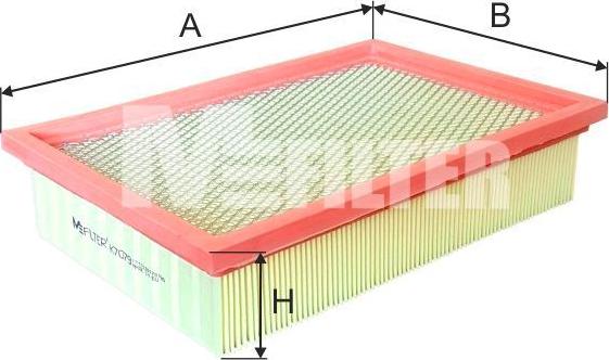 Mfilter K 7079 - Повітряний фільтр autocars.com.ua