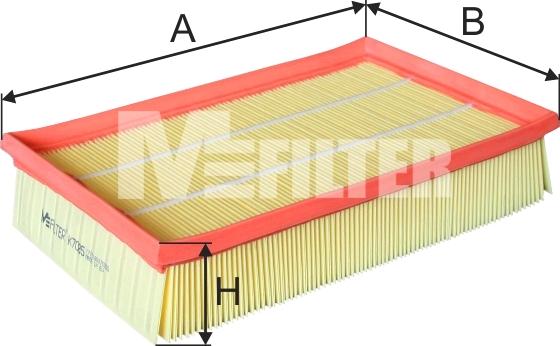 Mfilter K 7085 - Повітряний фільтр autocars.com.ua