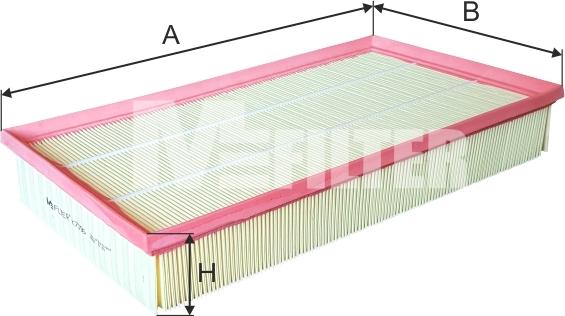 Mfilter K 7096 - Воздушный фильтр avtokuzovplus.com.ua