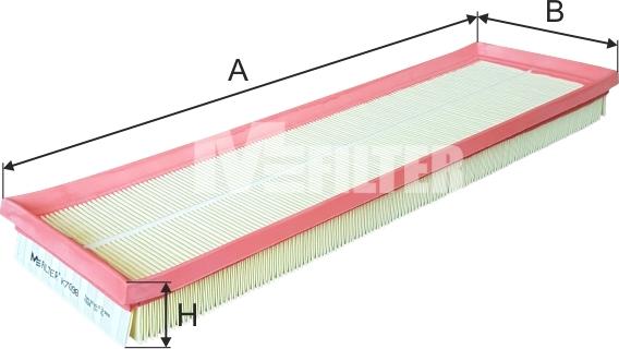 Mfilter K 7098 - Повітряний фільтр autocars.com.ua