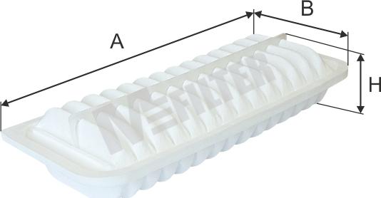 Mfilter K 7109 - Повітряний фільтр autocars.com.ua