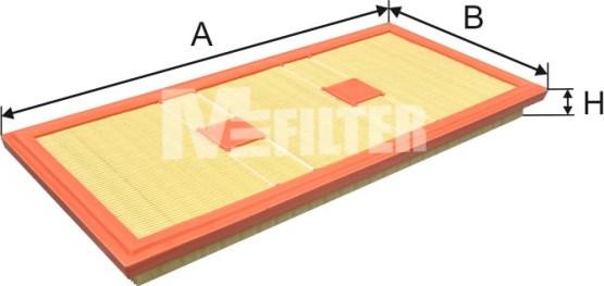 Mfilter K 7161 - Воздушный фильтр avtokuzovplus.com.ua