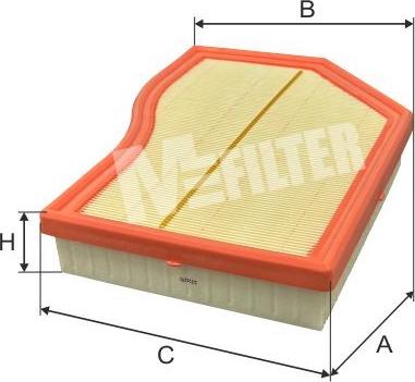 Mfilter K 7192 - Воздушный фильтр avtokuzovplus.com.ua