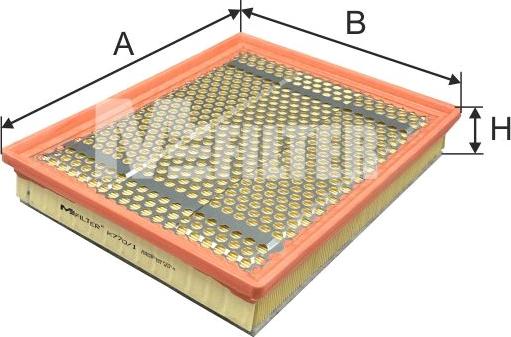 Mfilter K 770/1 - Воздушный фильтр avtokuzovplus.com.ua