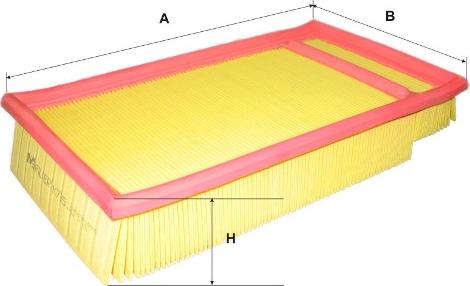 Mfilter K 785 - Повітряний фільтр autocars.com.ua