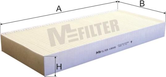 Mfilter K 9005 - Фільтр, повітря у внутрішній простір autocars.com.ua