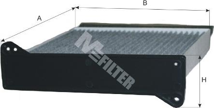 Mfilter K 9028C - Фільтр, повітря у внутрішній простір autocars.com.ua