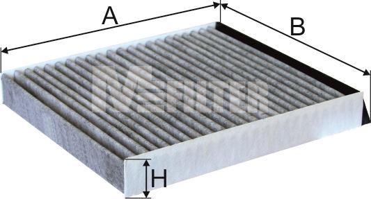 Mfilter K 9051C - Фильтр воздуха в салоне avtokuzovplus.com.ua