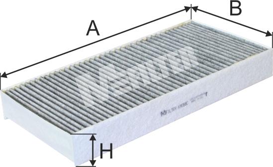 Mfilter K 9055C - Фильтр воздуха в салоне autodnr.net