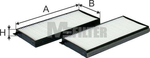 Mfilter K 9062-2 - Фильтр воздуха в салоне avtokuzovplus.com.ua