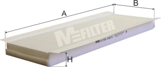 Mfilter K 9072 - Фильтр воздуха в салоне autodnr.net