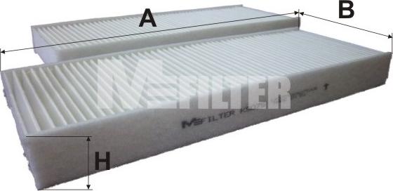 Mfilter K 9075-2 - Фильтр воздуха в салоне avtokuzovplus.com.ua