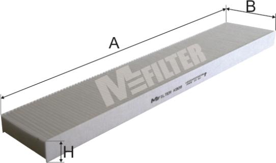 Mfilter K 909 - Фільтр, повітря у внутрішній простір autocars.com.ua