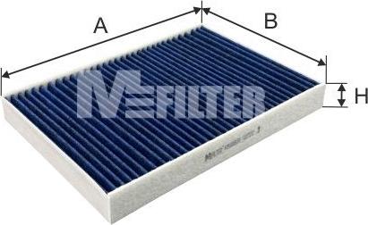 Mfilter K 9101BIO - Фильтр воздуха в салоне autodnr.net