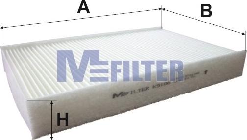 Mfilter K 9106 - Фильтр воздуха в салоне autodnr.net