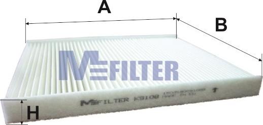 Mfilter K 9108 - Фільтр, повітря у внутрішній простір autocars.com.ua