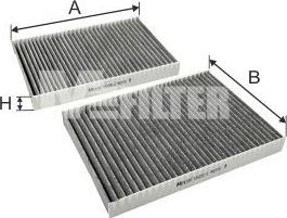 Mfilter K 9122C-2 - Фильтр воздуха в салоне avtokuzovplus.com.ua