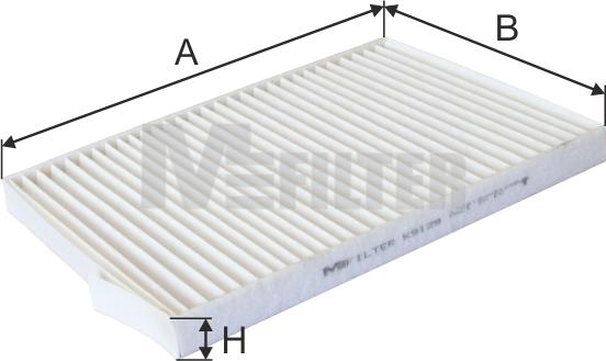 Mfilter K 9129 - Фильтр воздуха в салоне autodnr.net