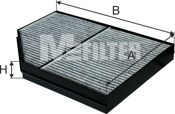 Mfilter K 9138C - Фильтр воздуха в салоне autodnr.net