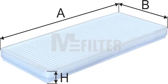 Mfilter K 922 - Фильтр воздуха в салоне autodnr.net