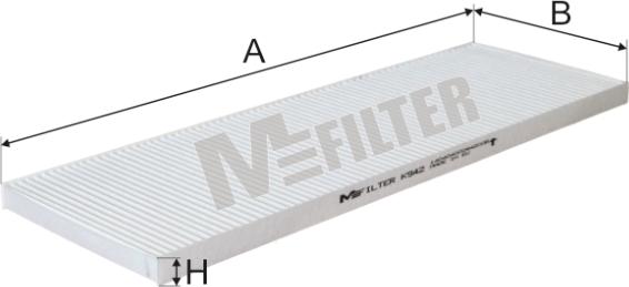 Mfilter K 942 - Фильтр воздуха в салоне autodnr.net