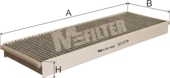 Mfilter K 952C - Фільтр, повітря у внутрішній простір autocars.com.ua