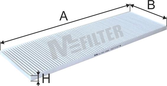 Mfilter K 965 - Фильтр воздуха в салоне autodnr.net